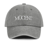 MUCENT シグニチャーレタリングロゴボールキャップ