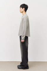 Berg Cropped Waffle Top