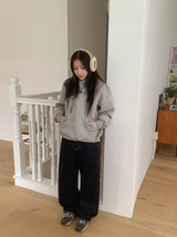Ryutin Button Over Brushed Hoodie