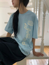[unisex] Kirai Printing Loose-Fit Short Sleeve Tee