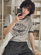 Speedy Printing Ringer Short Sleeve T-shirt