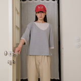 Gray Layered PK Tee