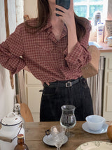 #Classic Unique Pocket Check Overfit Shirt (3color)