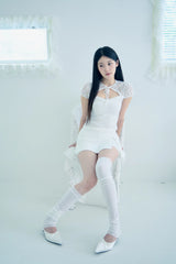 Muse lace top (Ivory)