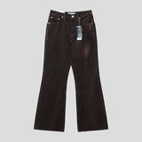 Winter Velvet Denim Bootcut Pants (2color)