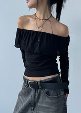 WAVE OFF SHOULDER TEE