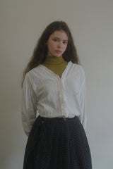  Inuf frill blouse_ivory