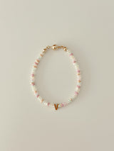 Jelly Bunny Beads Initials Bracelet