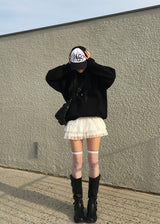 ジェニーレースキャンキャンスカートパンツ