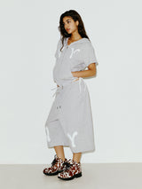 NY APLIQUE CAPRI PANTS GREY