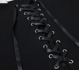 Mova Layered Eyelet Slim T-shirt
