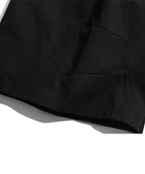 Side Slit Darted Bermuda Black