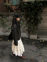 vintage leather jumper