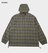 (UNISEX) Brany フランネルフードシャツ