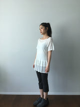 Silk Layer Frill sleeveless (2color)