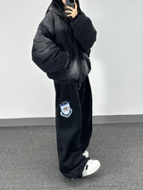 bomber washing hooded jumper