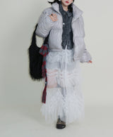 Monk String Shirring Piping Short Padded (Filling 100% Wellon)
