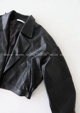 Big Ribbon Detachable Oversized Fit Rider Jacket