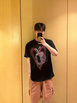 (Pink)ハートラビットハーフスリーブ