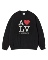 25FW LOVE ADLV SWEATSHIRT BLACK