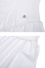 WENDY RIBBON DRESS white