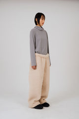 カラーポップタートルネックTシャツ - グレー