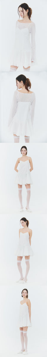 アリエルレースドレス white