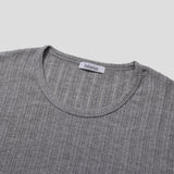 [HFORUS MADE]Forus Knitted pleats U - kneck long sleeves