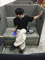 モノリネンワイドバルーンパンツ 4C