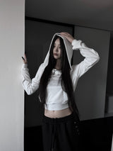 faye off-shoulder hood T (3color)