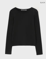 [B-BASIC] ライトスタンダードラウンドロングスリーブTシャツ (2size)