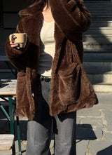[Unisex] ヌオイカラファーコート(2color)