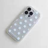 SKYBLUE DOTS CASE ✿