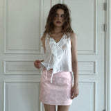 Passionate ruffle blouse (white)