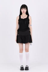 Shirring Lace Sleeveless