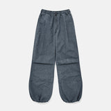 Pigment nylon pants / Dark blue