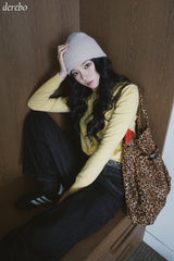 Steady Round Color Long Sleeve Cardigan