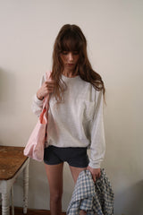 ヘイズストライプTシャツ_アイボリー