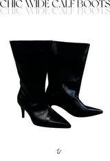 chic wide calf boots