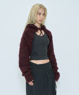 2WAY HOODED MUFFLER KNIT
