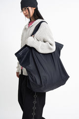 Big leather shoulder tote bag
