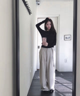 stock low pintuck wide sl belt set