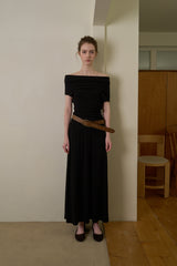 Comfort flare skirt_black
