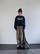 CORDUROY STRAP PANTS (BEIGE)