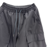 subtle patch cargo pants