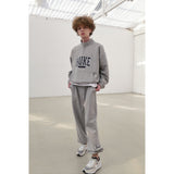 HUKE Logo Grey Half zip-up MTM