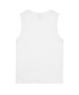 Ribbed Cutout Sleeveless - White