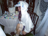 Dozzing hooded zip-up ( White )