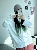 ビフォアプリントロングスリーブTシャツ🖤💚🩷🤍 - 4 カラーズ
