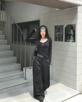 Middle Carpenter Detail Long Pants